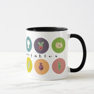 Taza polca mental de las verduras