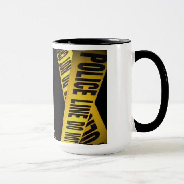 Taza "POLICE  LINE DO NOT CROSS (Derecha)