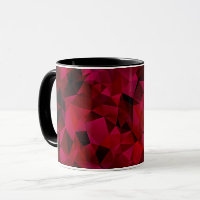 Taza poligonal, triángulos (Anverso izquierdo)