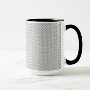 Taza Polímero negro y gris de la fibra de carbono