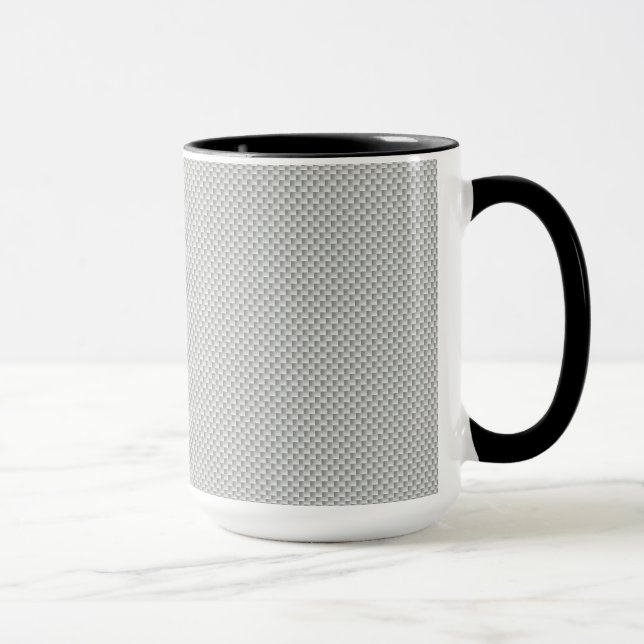 Taza Polímero negro y gris de la fibra de carbono (Derecha)