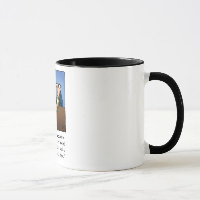Taza ¡Política divertida y regalo de Personalizado para (Derecha)