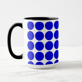 Taza Polka Dots -Royal Blue