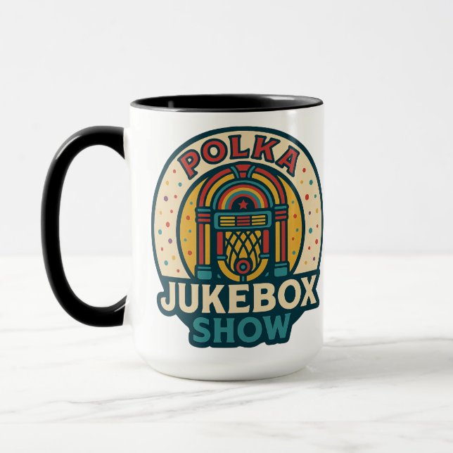 Taza Polka Jukebox Logo Mug (Izquierda)