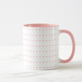 Taza Polka Rosa Dots Combo Café Mug