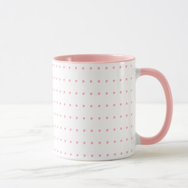 Taza Polka Rosa Dots Combo Café Mug (Derecha)