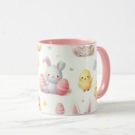 Taza Pollitas y conejitos