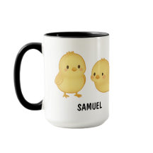 Pollito bebé dibujado a mano personalizado lindo