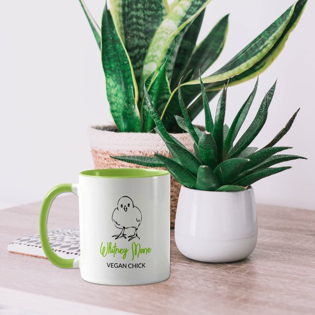 Taza Pollito Vegano Personalizado (Subido por el creador)