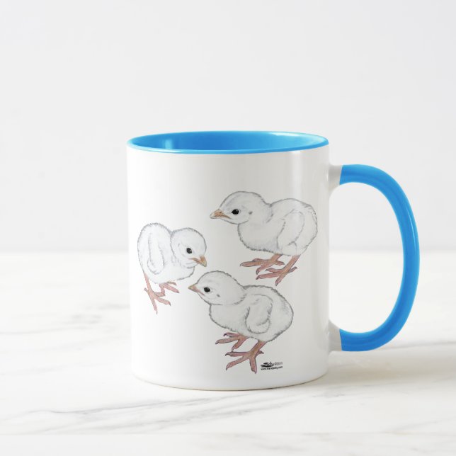 Taza Pollitos de Guinea blancos (Derecha)