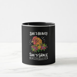 Taza Pollo - Es belleza. Es gracia.