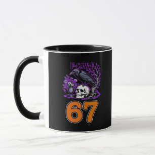 Taza Pollo F-Caw-F Halloween Clásico Divertido de Moda