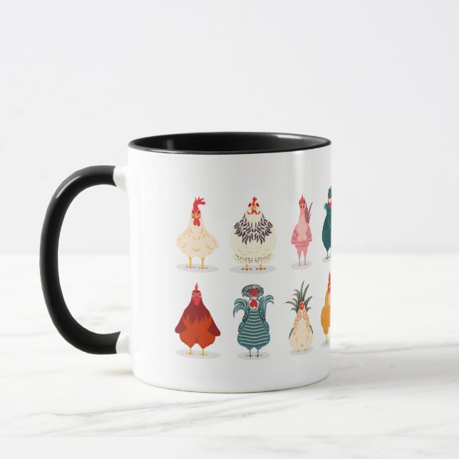 Taza  Pollo mate (Izquierda)