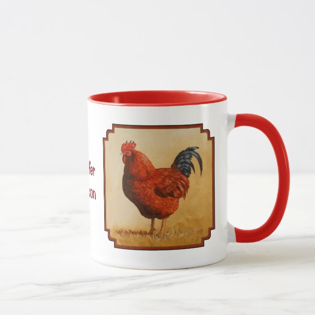 Taza Pollo Rojo de Rhode Island (Derecha)
