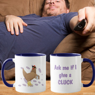 Taza Pollo Sarcástico – Pregúntame si me importa un com