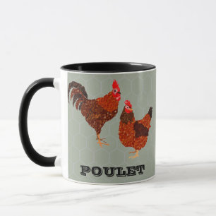 Taza Pollos del corral