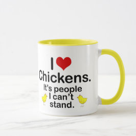 Taza Pollos I (del corazón)