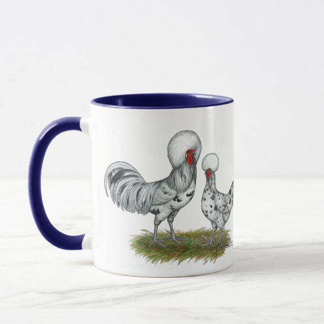Taza Pollos polacos del chapoteo (Izquierda)