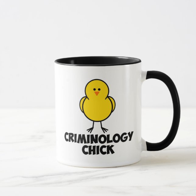 Taza Polluelo de la criminología (Derecha)