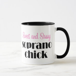 Taza Polluelo dulce y descarado del soprano