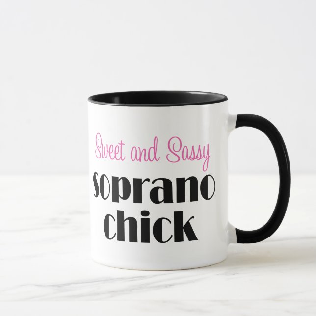 Taza Polluelo dulce y descarado del soprano (Derecha)