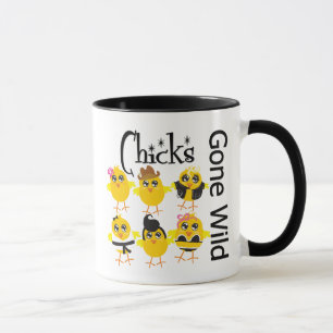 Taza Polluelos idos salvajes