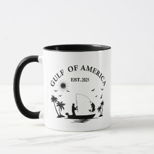 Taza Polo de pesca del Golfo de América Patriótico amer