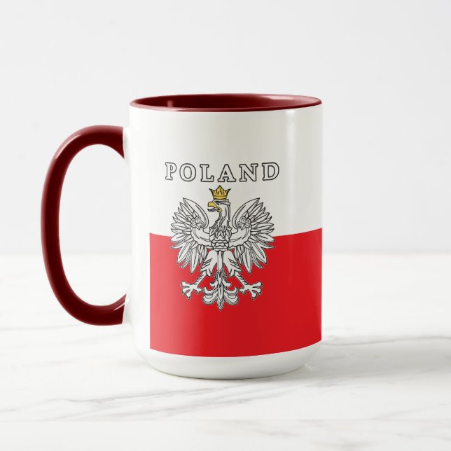Taza Polonia con águila polaca (Izquierda)