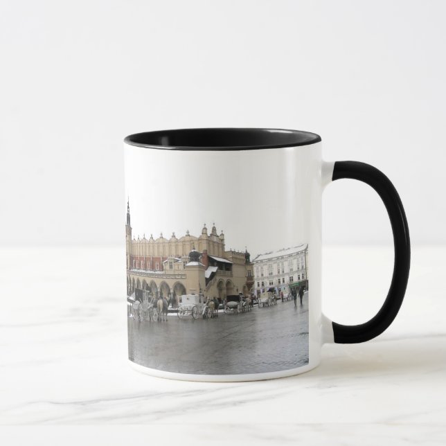 Taza Polonia: Mercado de Kraków (Derecha)