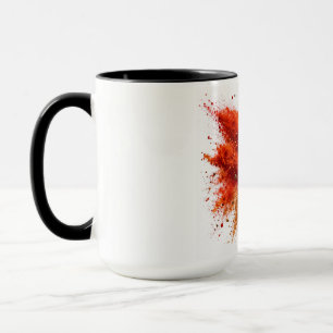 Taza Polvo de Especias Coloridas Explosión Blanca