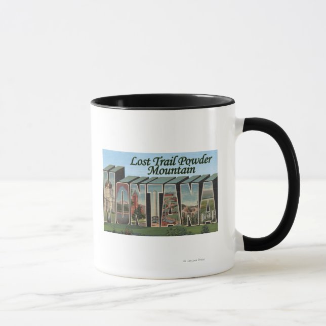Taza Polvo perdido en el sendero, Montana (Derecha)