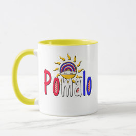 Taza Pomalo - Relajación croata con sol y arcoiris