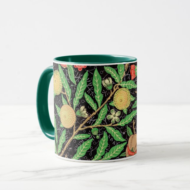 Taza Pomegranato y flores en ramas (Anverso izquierdo)