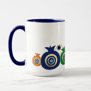 Taza Pomegranato y paro ocular malvado
