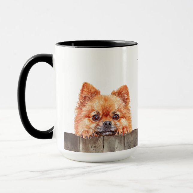 Taza Pomerania Dog Mug (Izquierda)