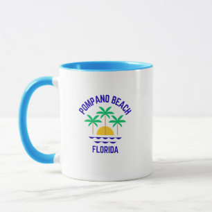 Taza Pompano Beach Florida Café Mug