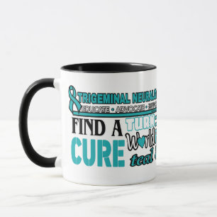 Taza Poner el mundo Verde azulado...