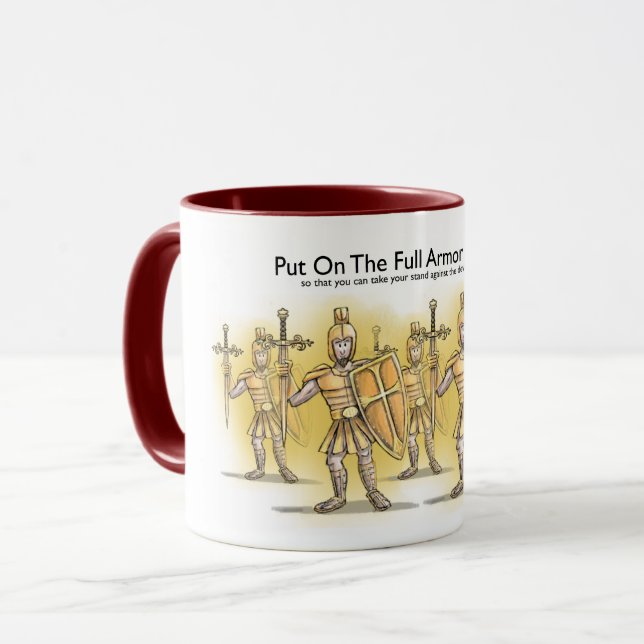 Taza Poner Toda La Armadura De Dios (Anverso izquierdo)
