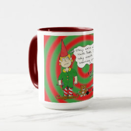 Taza Poniendo en tela de juicio la combinación Elf, 15 