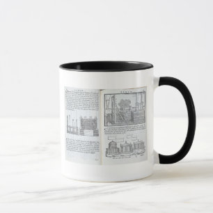 Taza Poniendo fundaciones, de "Della Architettura", pub
