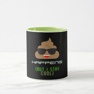 Taza Poo Happens Mug
