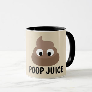 Taza POOP JUICE Funny Coffee Mugs