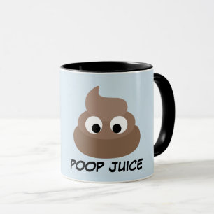 Taza POOP JUICE gracioso café Mugs