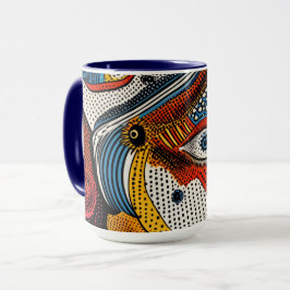 Taza Pop Art Color Splash Combo