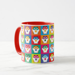Taza Pop Art Hamsters Mug