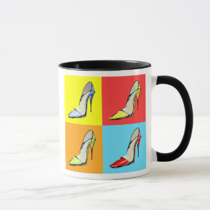 Taza Pop Art Stilettos Coffee Mug, Tema De La Moda