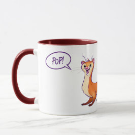 Taza POP GOMA LA WEASEL de Jeff Willis Art