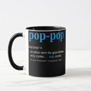 Taza Pop pop Definition Día del Abuelo Padre