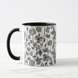 Taza Poppiy Watercolor Floral