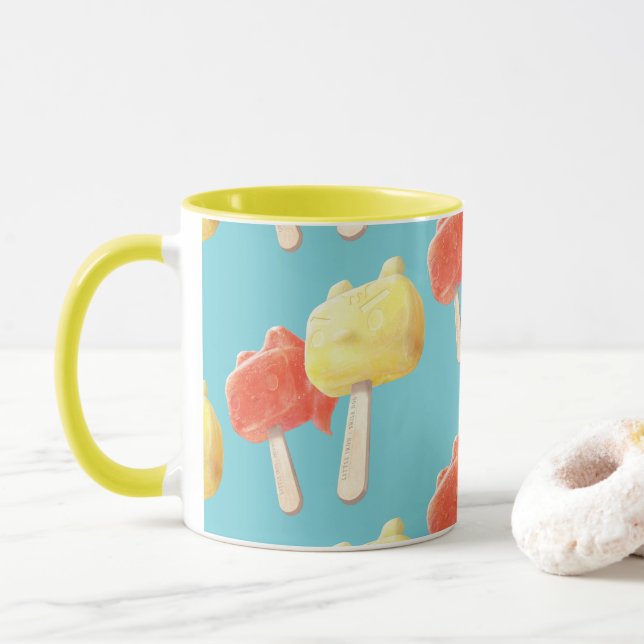 Taza Popsicles de caracteres (Con donut)